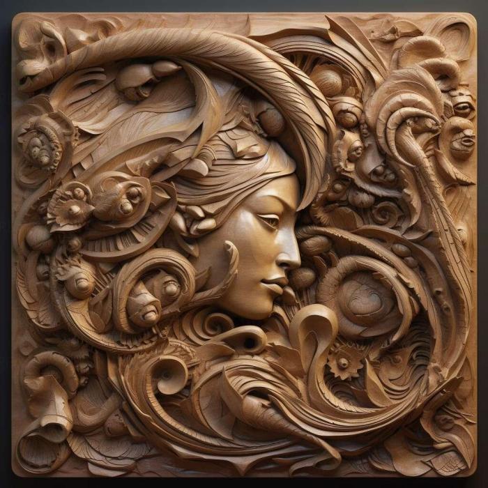 نموذج ثلاثي الأبعاد لآلة CNC 3D Art 